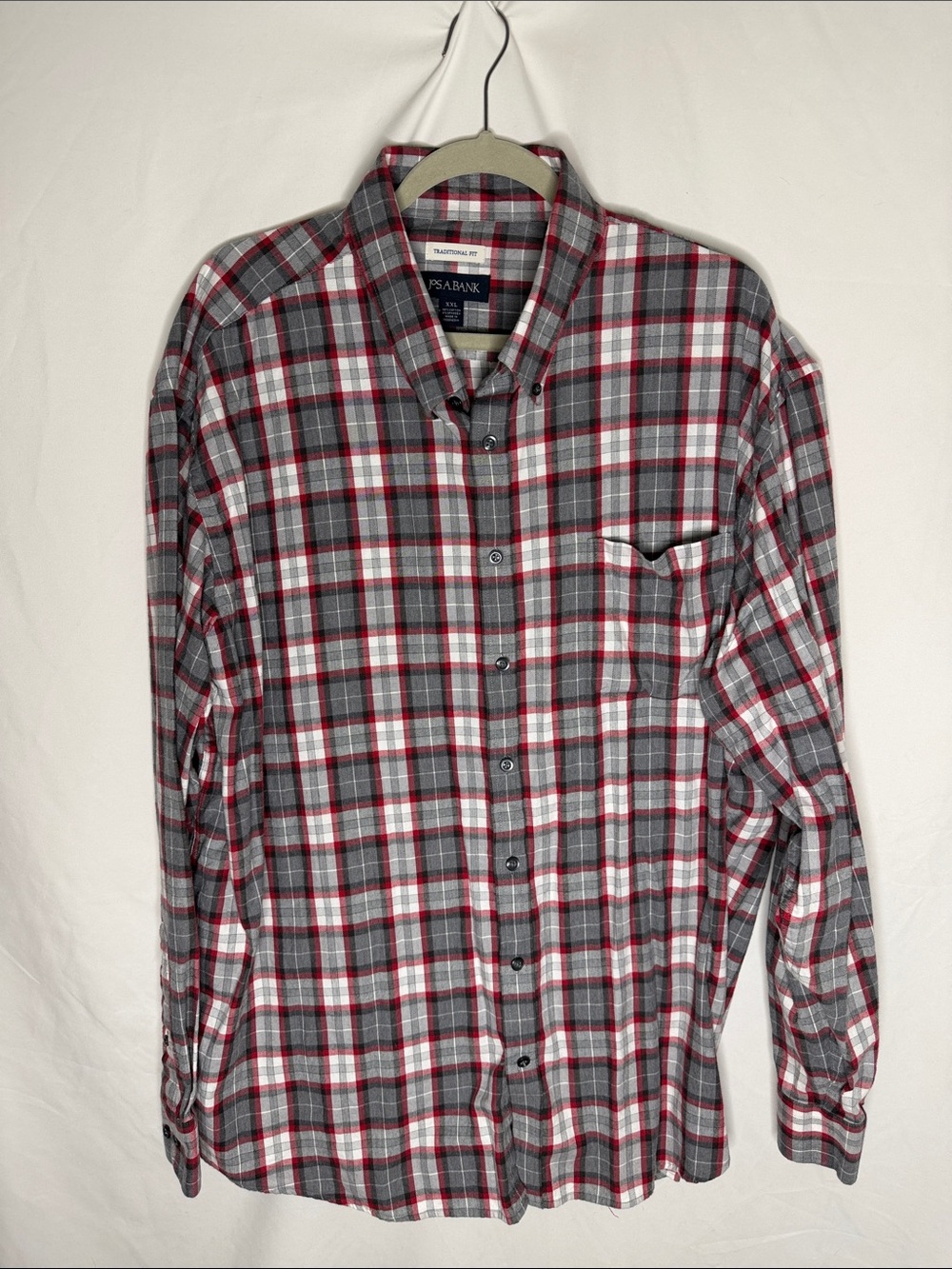 Jos A Bank plaid shirt